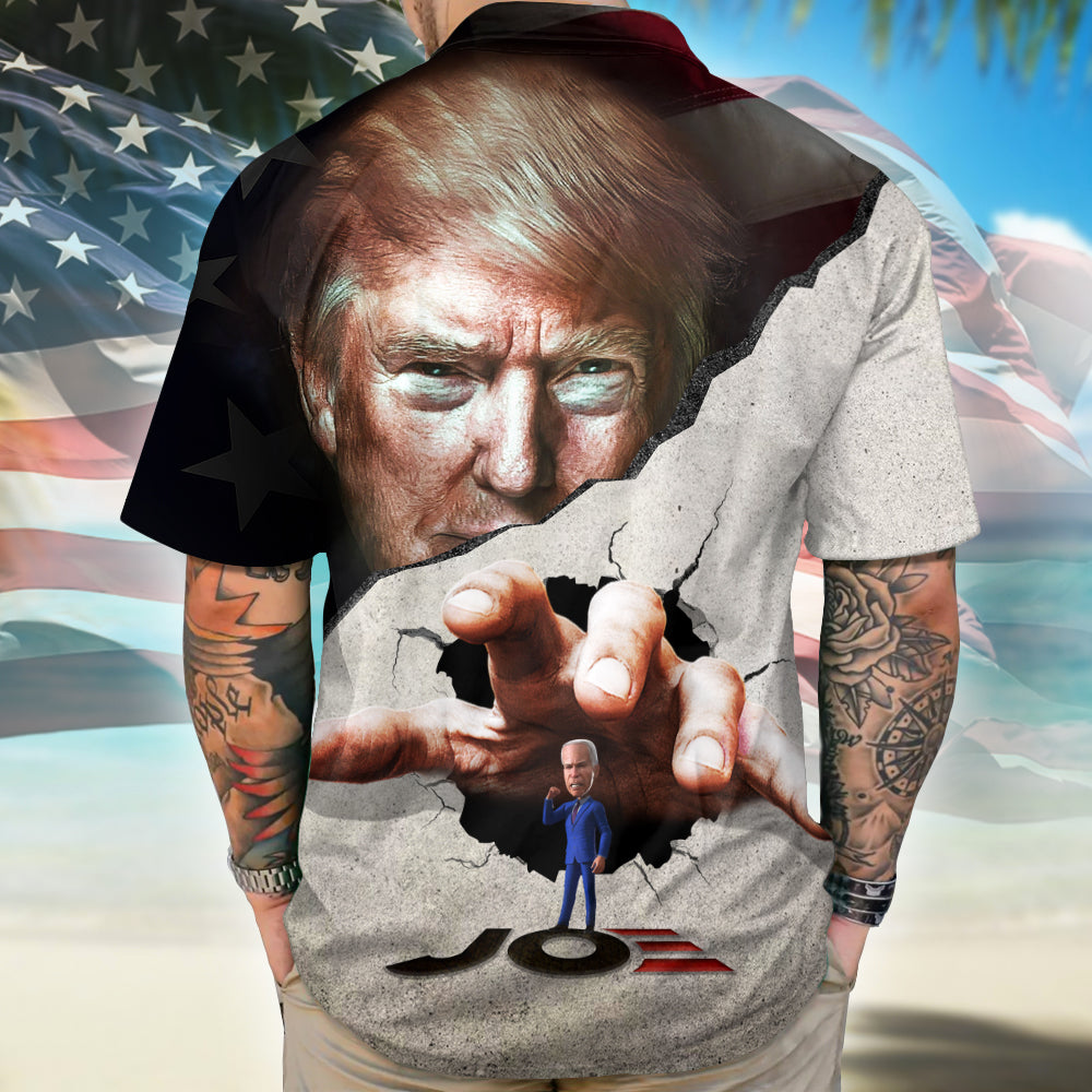 Trump Break The Wall Hawaii Shirt N369 62561