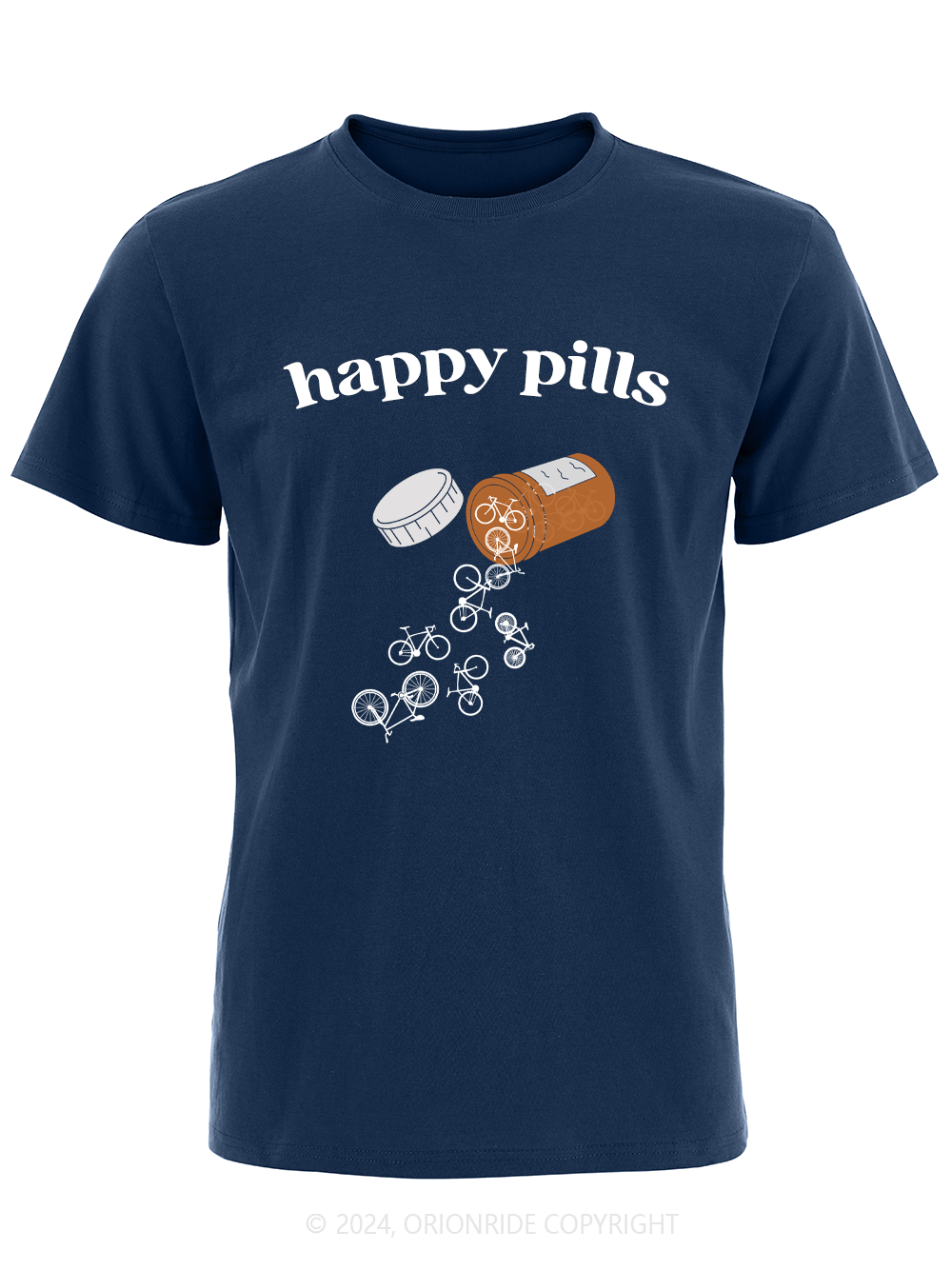 Orionride Short Sleeves Happy Pills Bike T-Shirt