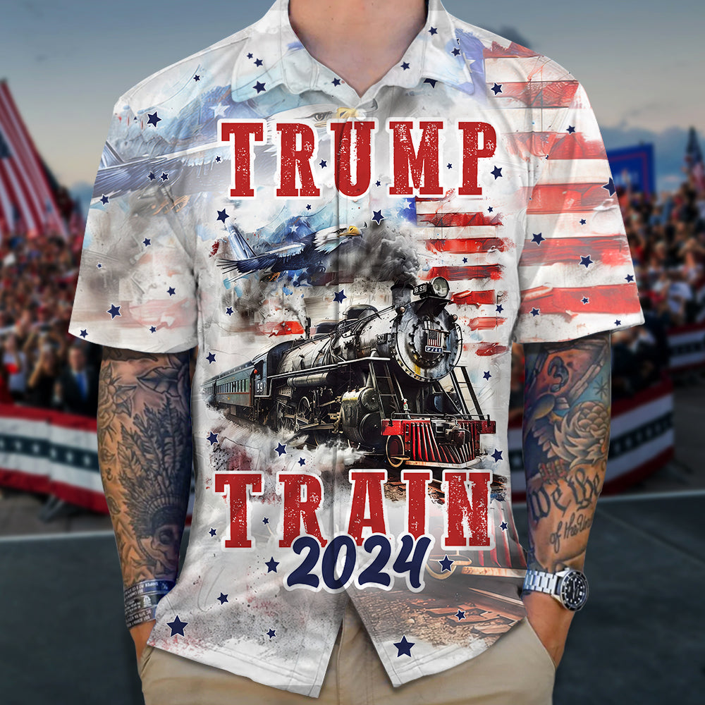 Trump Train 2024 President Trump Hawaii Shirt N304 HA75 62926