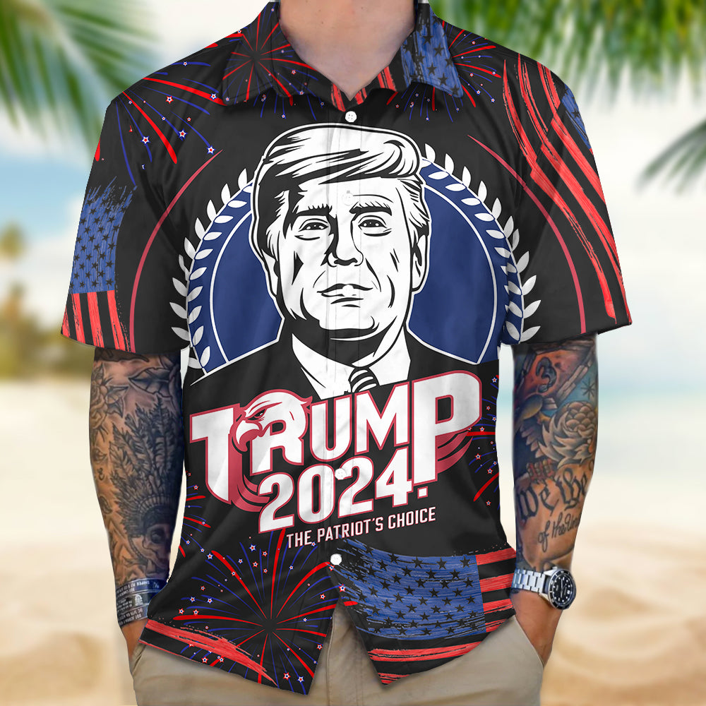 Trump 2024 The Patriot’s Choice Hawaiian Shirt DM01 62859