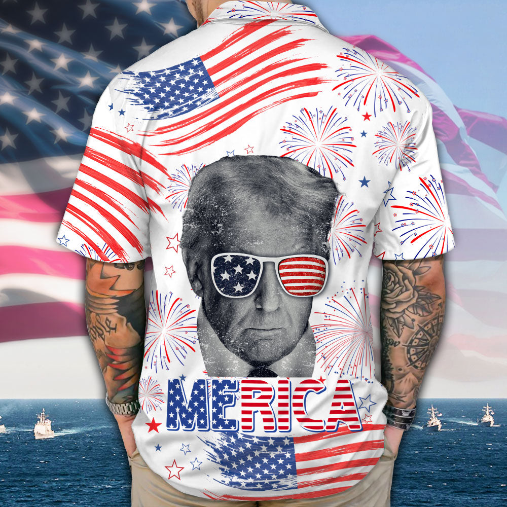 Trump 2025 Independence Day American Hawaii Shirt LM32 65255