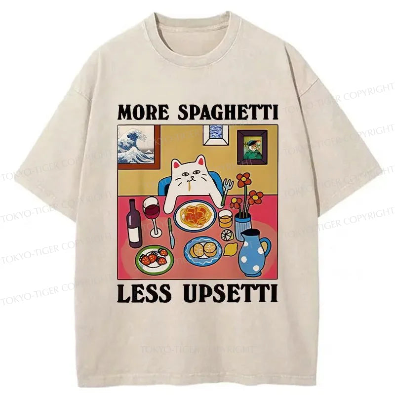 Tokyo-Tiger More Spaghetti Less Upsetti Washed T-Shirt