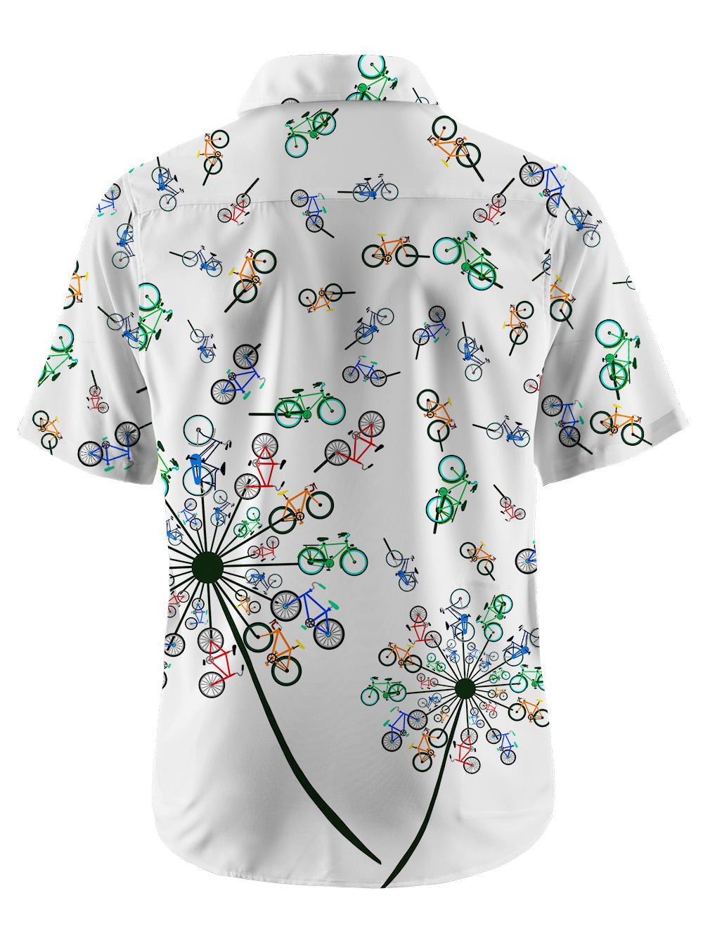 Orionride Short Sleeves Dandelion Bike Zipper Pockets Ultra Lightweight Gravel Shirt