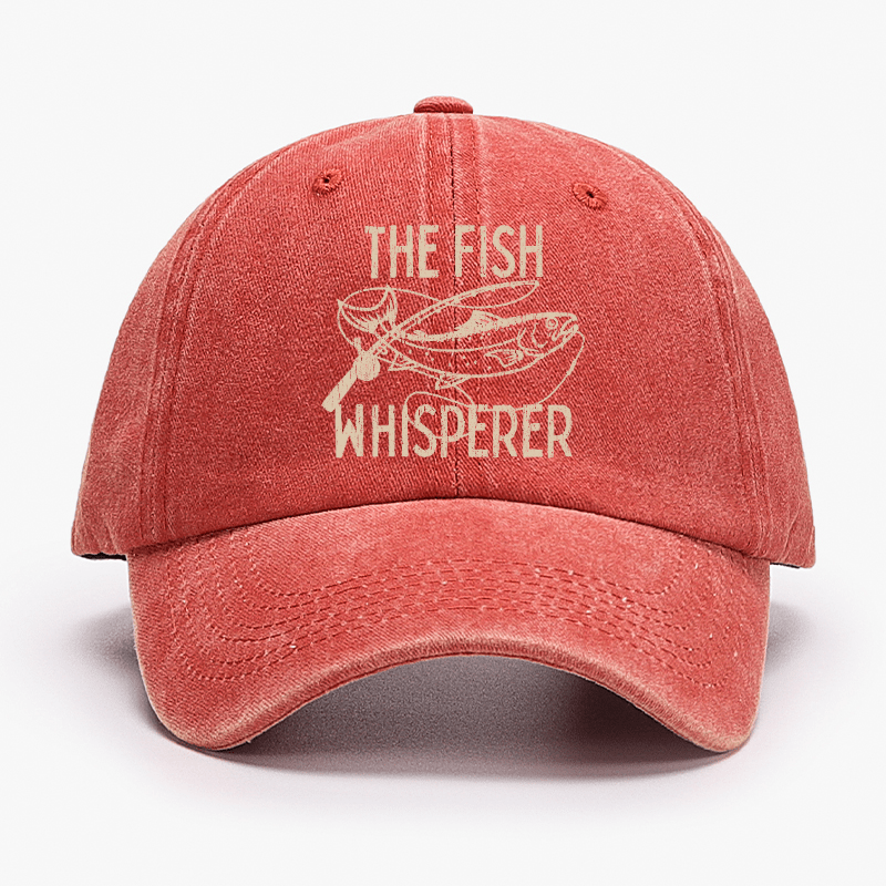 The Fish Whisperer Funny Fishing Cap (Free Customization)