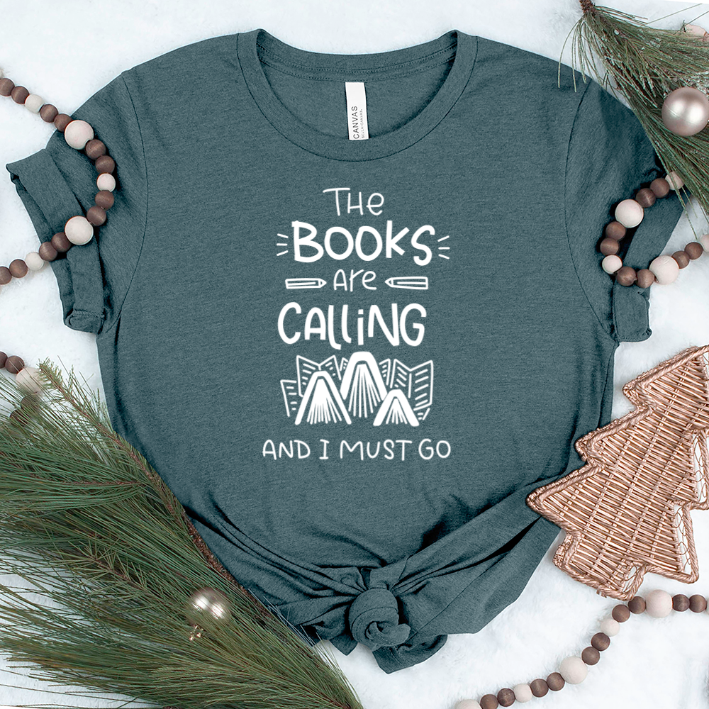 the books are calling unisex tee