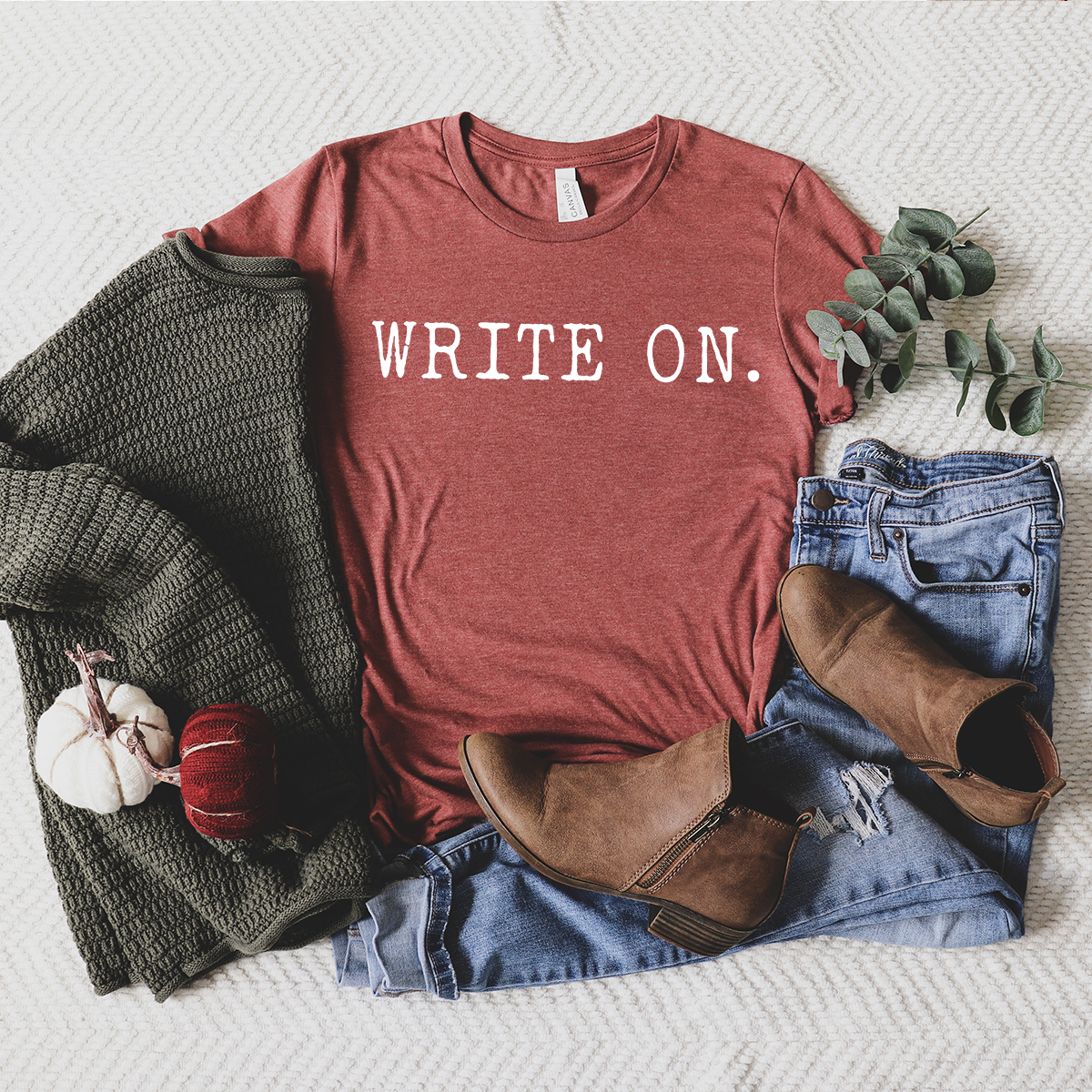 write on unisex tee