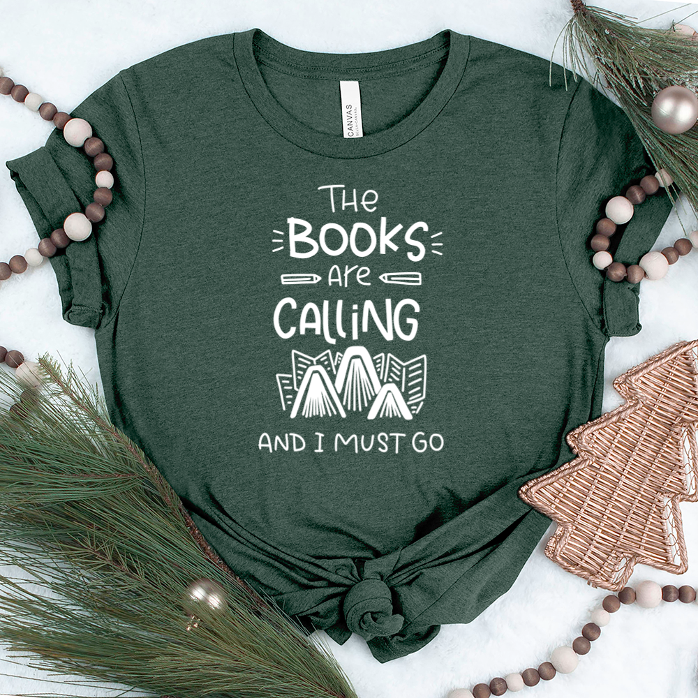 the books are calling unisex tee