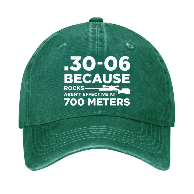 Maturelion Custom Cap 30-06 Because Rocks Aren't Effective At 700 Meters Cap