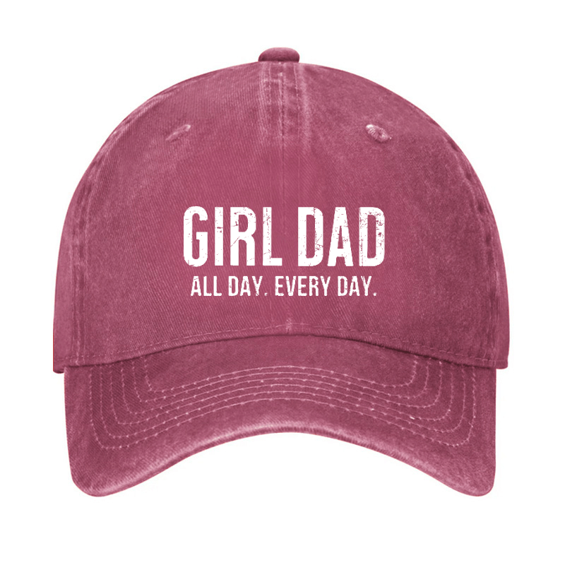 Girl Dad All Day Every Day Cap (Free Customization)