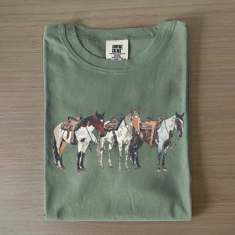 Western Horse Comfort Colors T-shirt