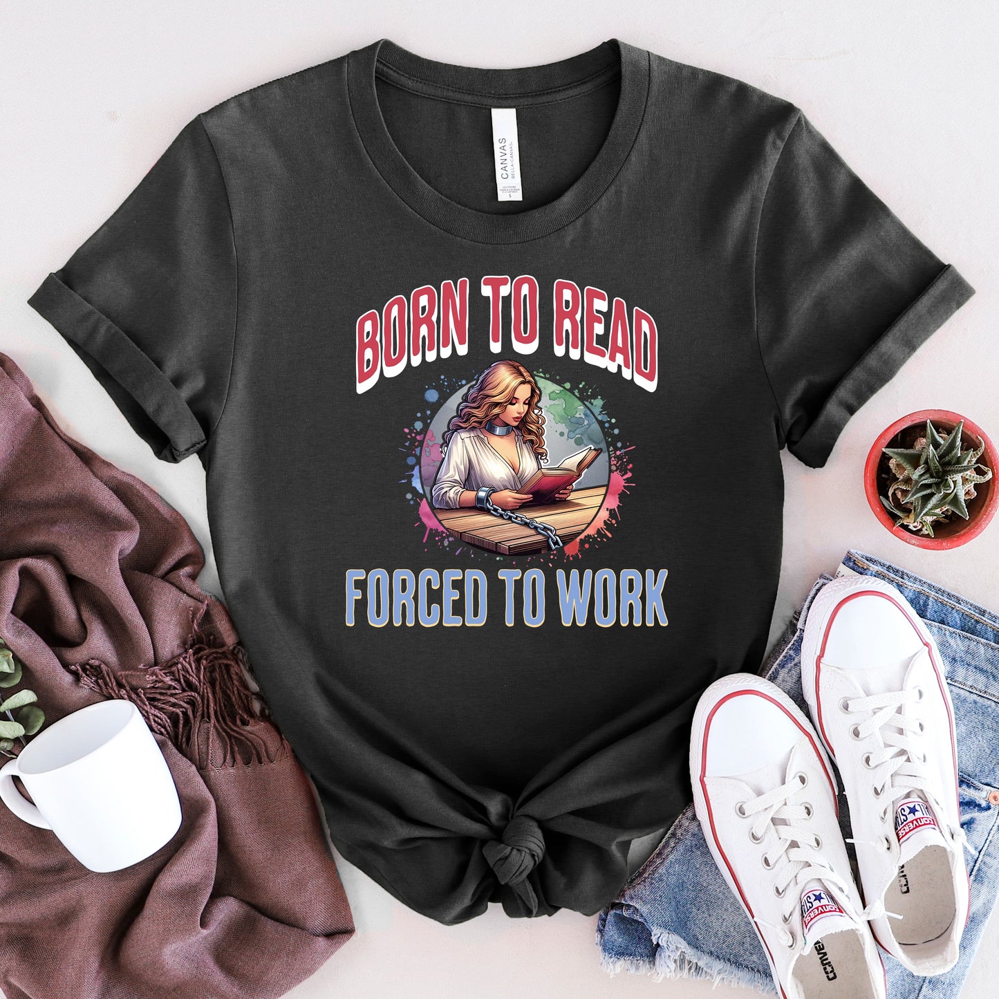 Work Is Overrated, Books Are Forever Tee