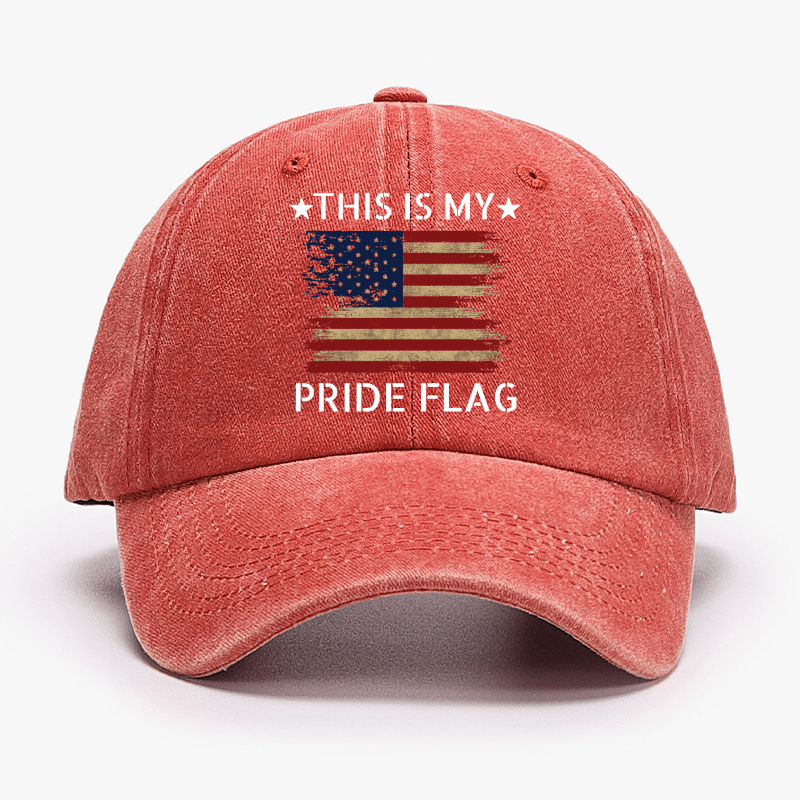 American Flag This Is My Pride Flag Cap