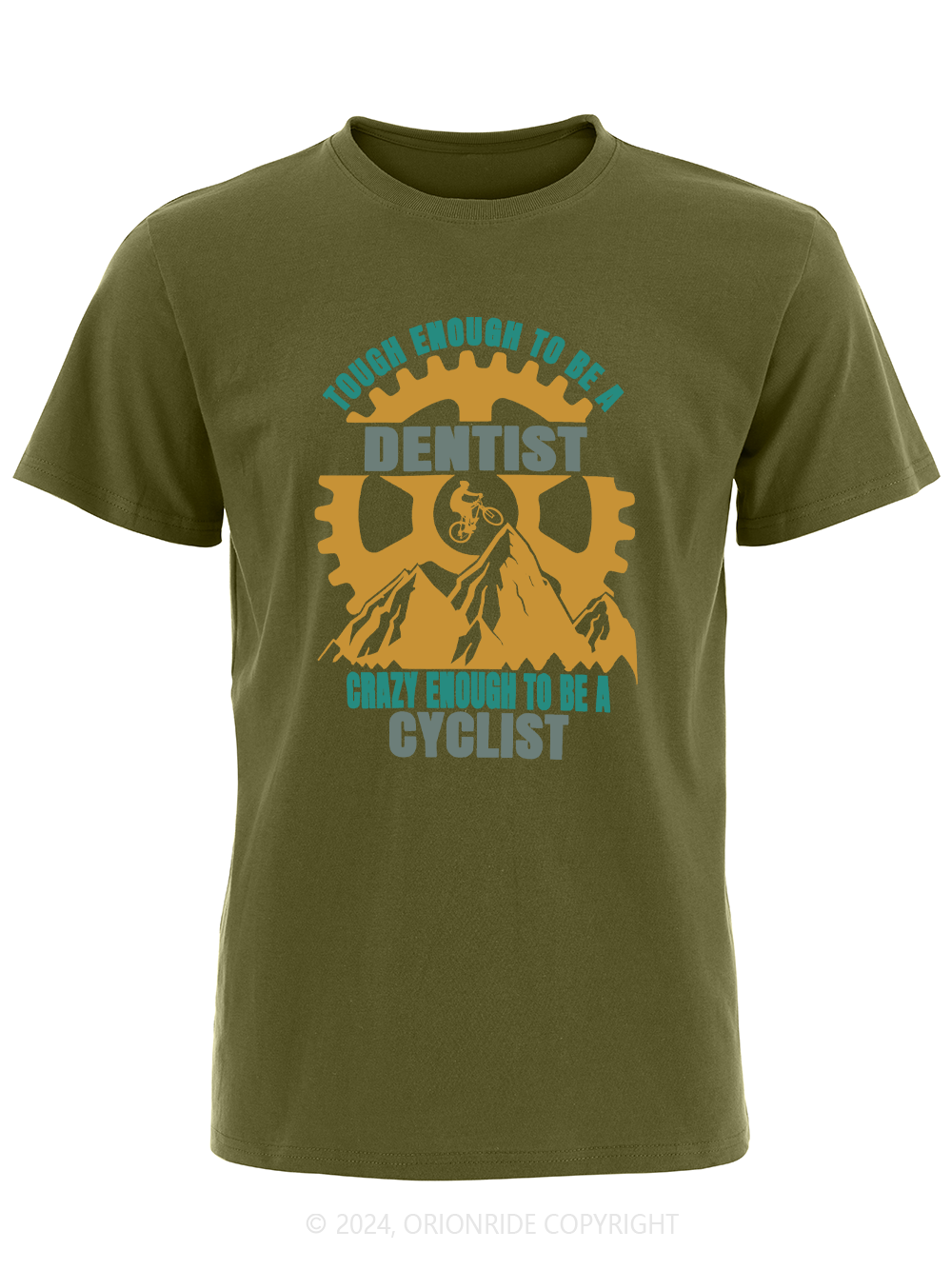 Orionride Short Sleeves Dentist Cyclist Bike T-Shirt