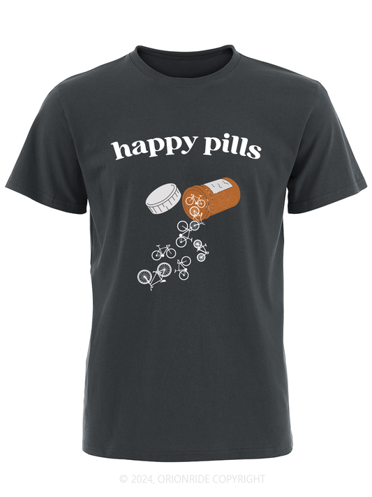 Orionride Short Sleeves Happy Pills Bike T-Shirt