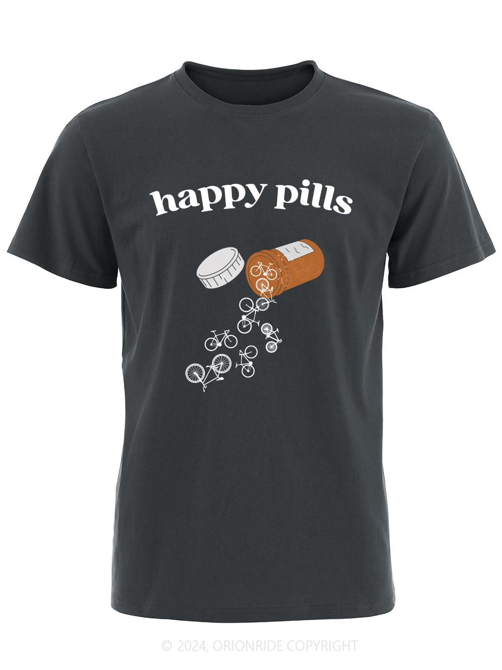 Orionride Short Sleeves Happy Pills Bike T-Shirt