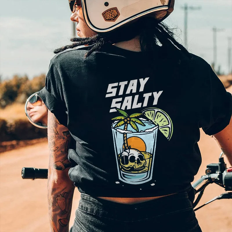 Stay Salty Skull T-shirt