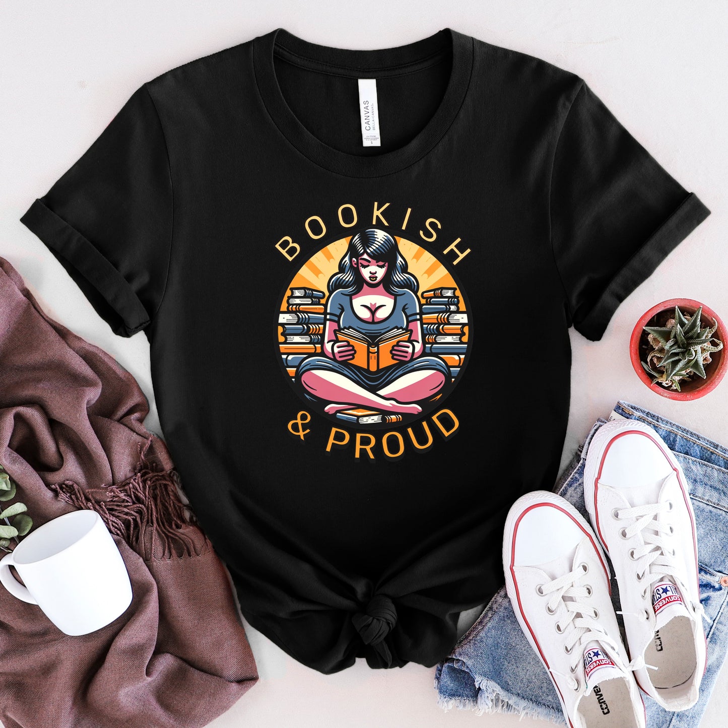 The Bookish Badge Tee