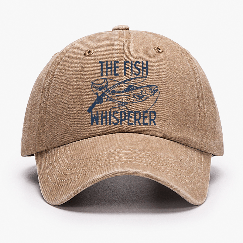 The Fish Whisperer Funny Fishing Cap (Free Customization)