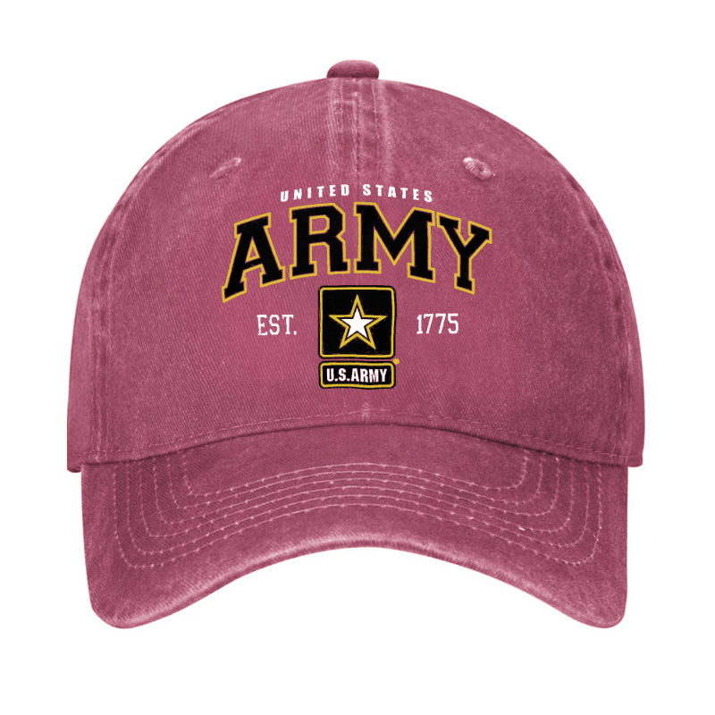 US Army Veteran Pride Military United States Graphic Cap (Free Customization)