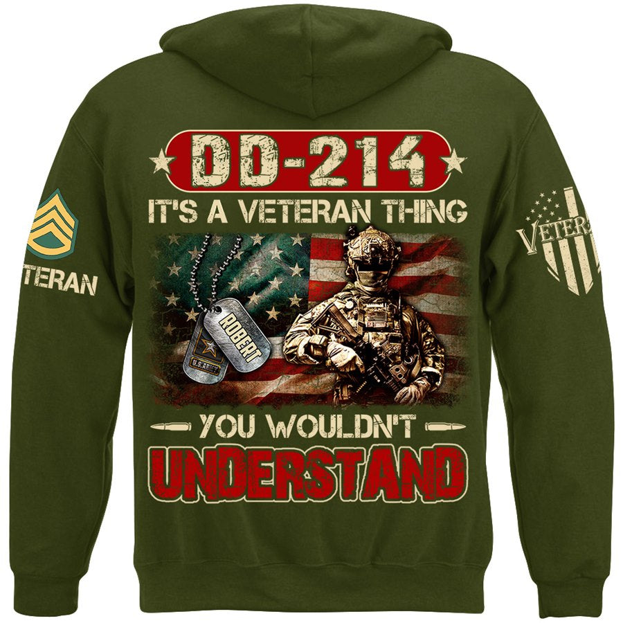 DD-214 It's A Veteran Thing You Wouldn't Understand Custom Shirt For Veteran H2511 Trna