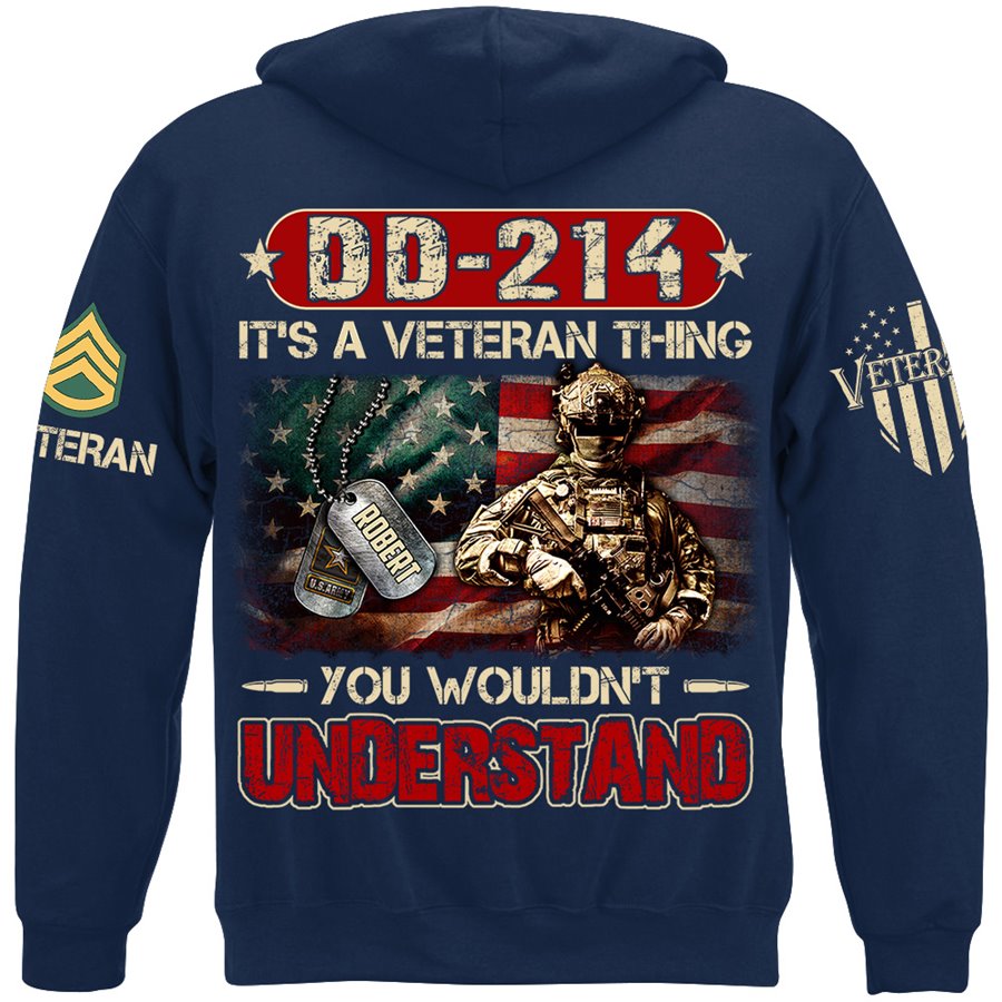 DD-214 It's A Veteran Thing You Wouldn't Understand Custom Shirt For Veteran H2511 Trna