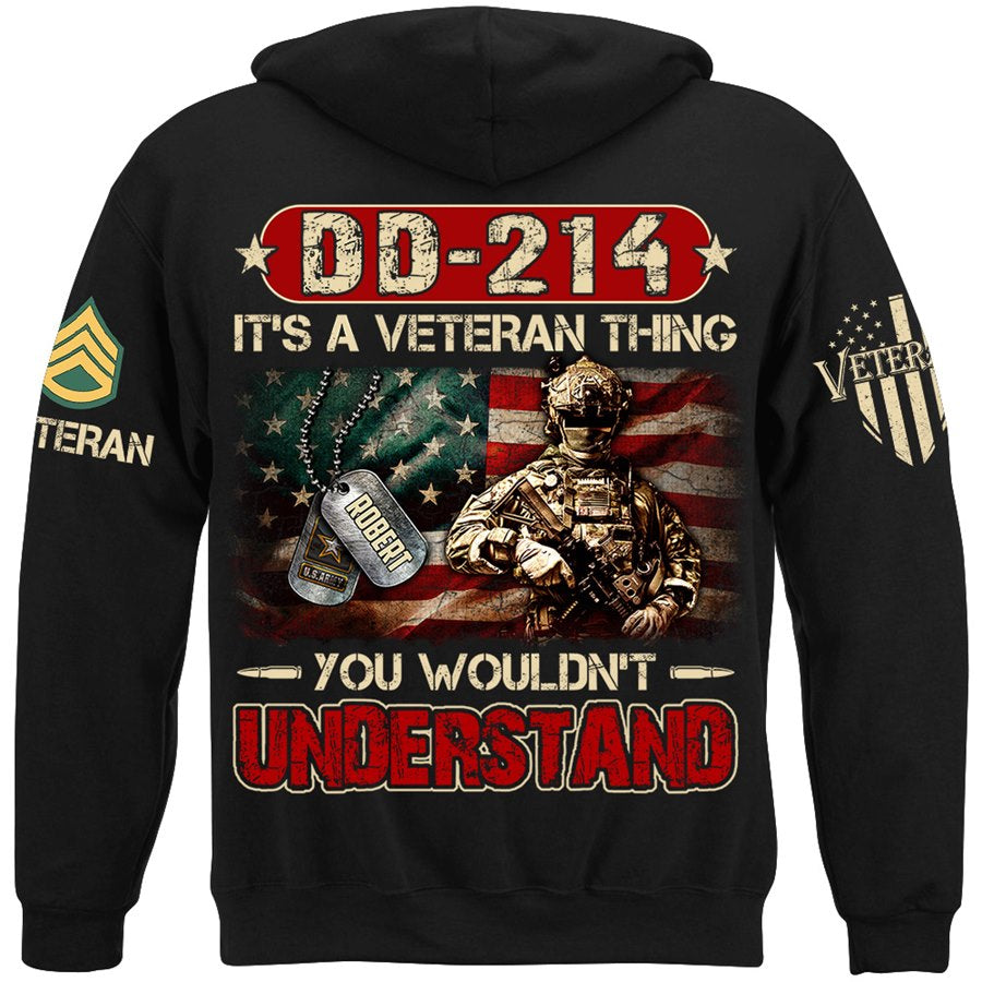 DD-214 It's A Veteran Thing You Wouldn't Understand Custom Shirt For Veteran H2511 Trna