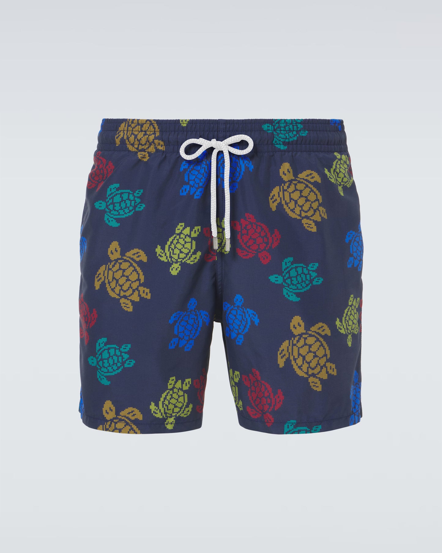 Plus Size Men's Royal Blue Turtle Beach Quick-Dry Trunks Swimming Trunks