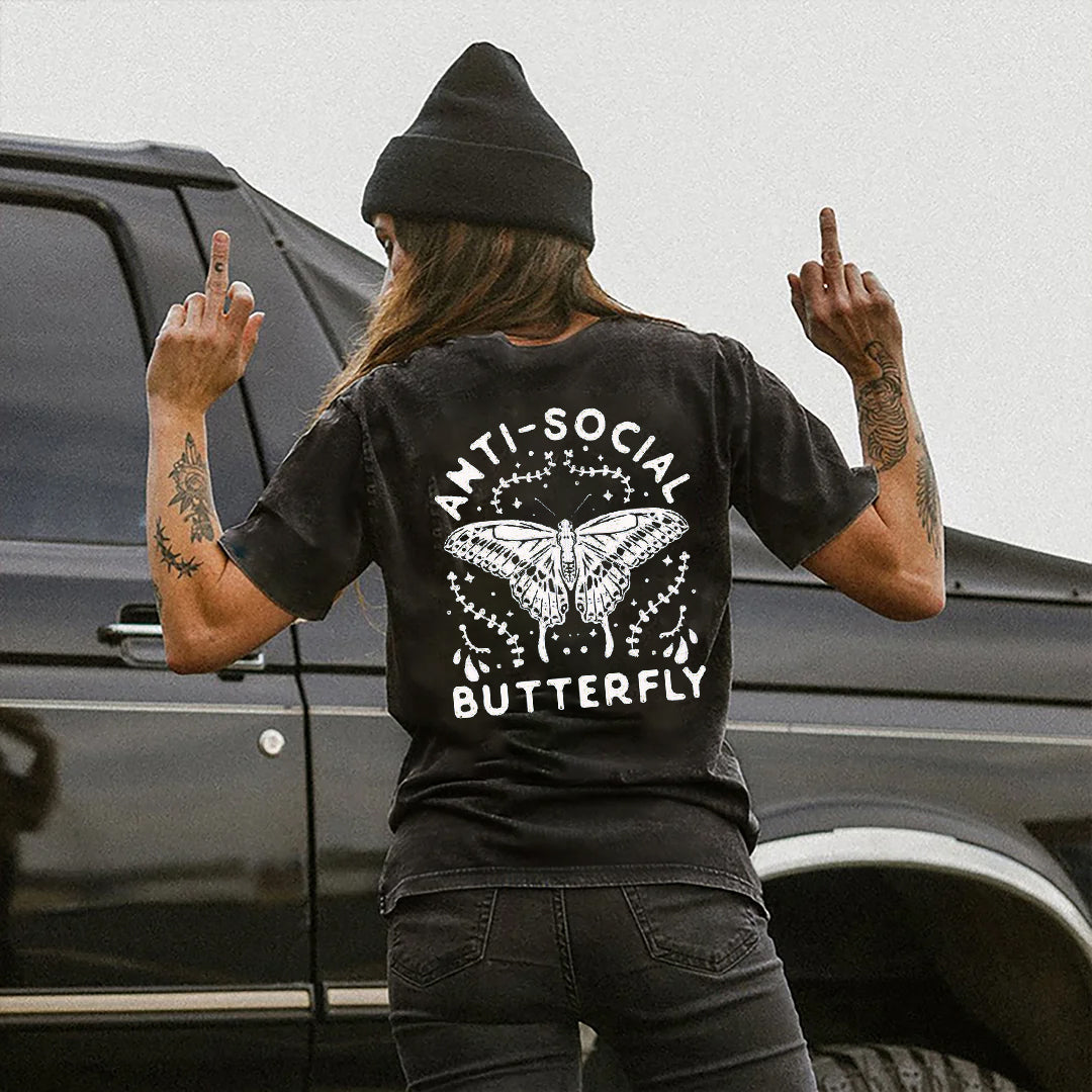 Anti-Social Butterfly T-shirt