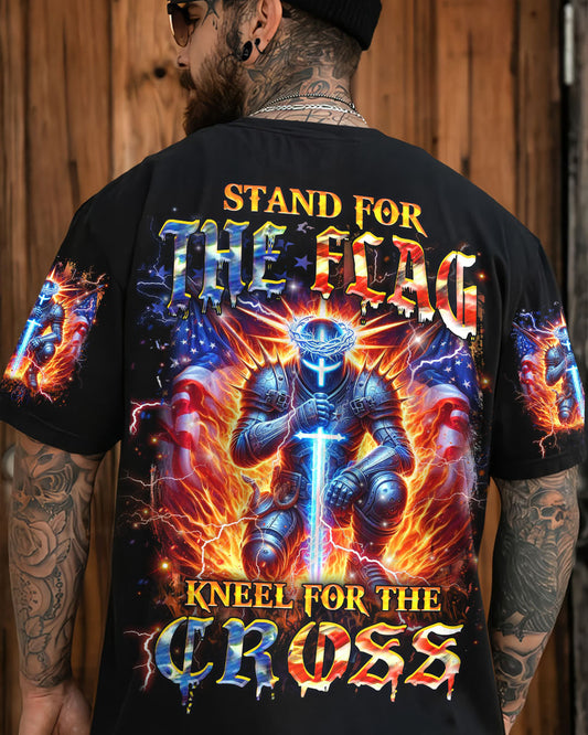 Stand For The Flag Kneel For The Cross Men's All Over Print Shirt - Yhhn1908241