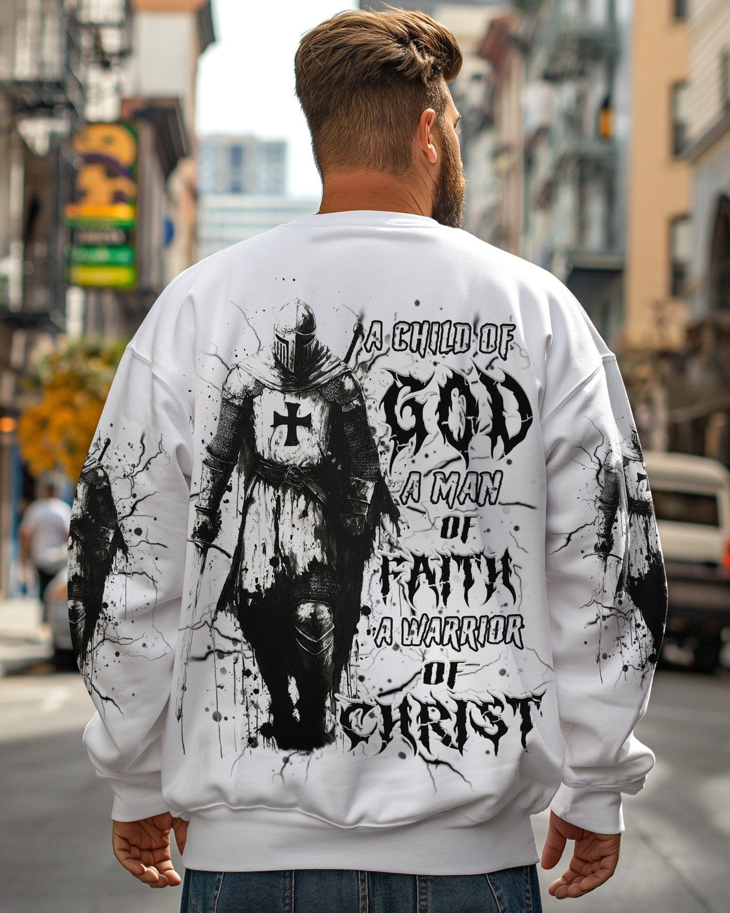 A Warrior Of Christ Men's All Over Print Shirt - Yhhn0402253