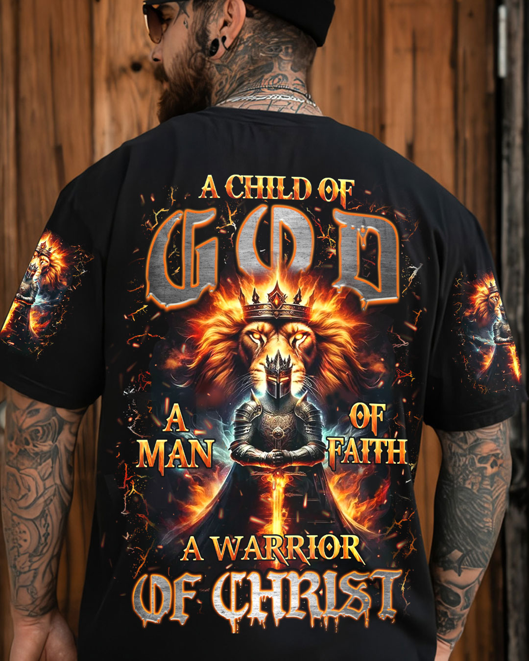 A Warrior Of Christ Men's All Over Print Shirt - Yhhn2308242