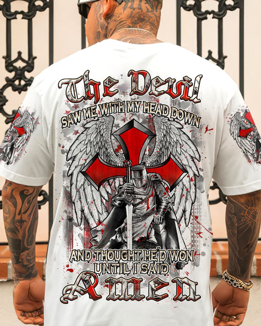 The Devil Saw Me With My Head Down Men's All Over Print Shirt - Yhhn2208243