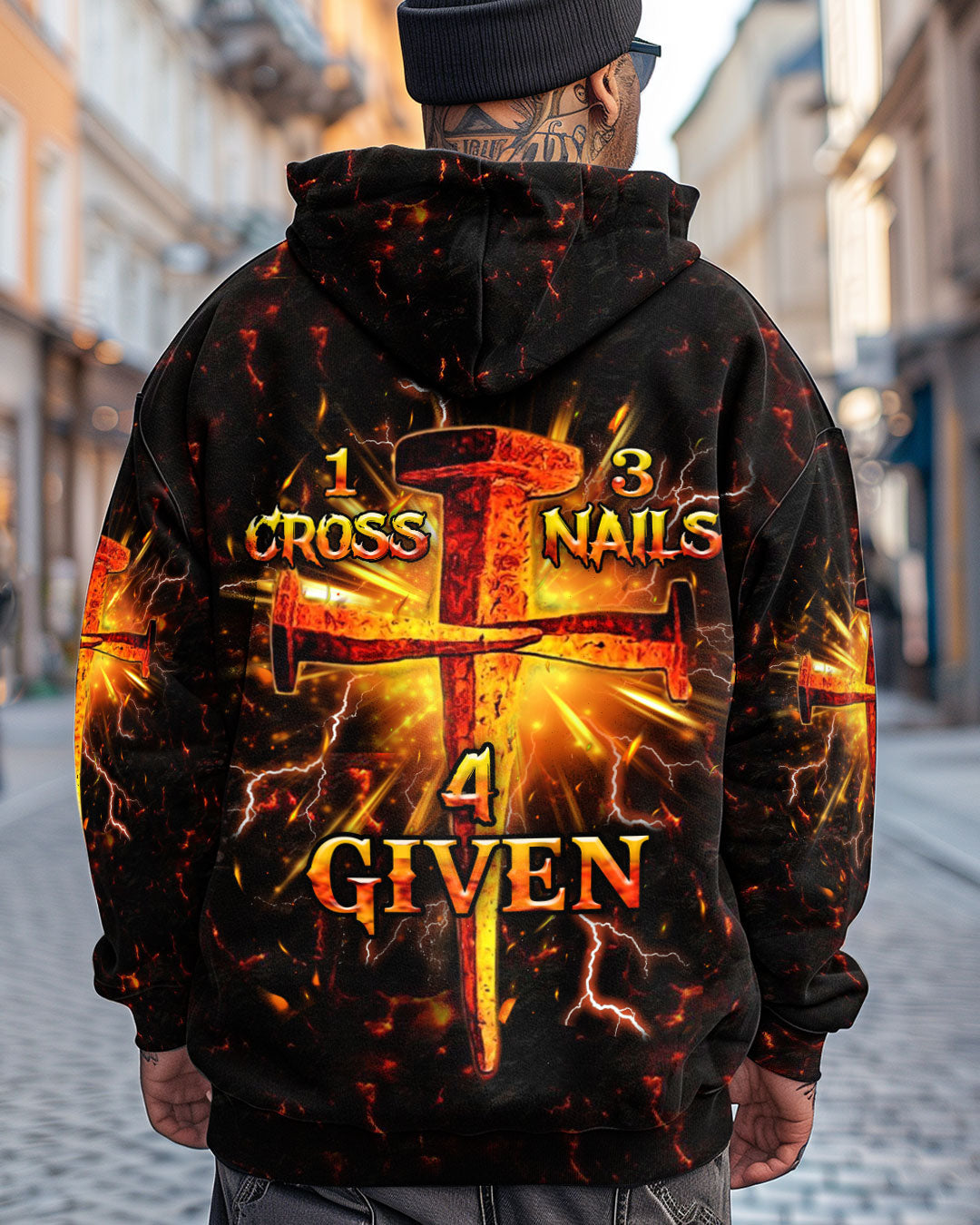 1 Cross 3 Nails 4 Given Men's All Over Print Shirt - Yhhn0801253