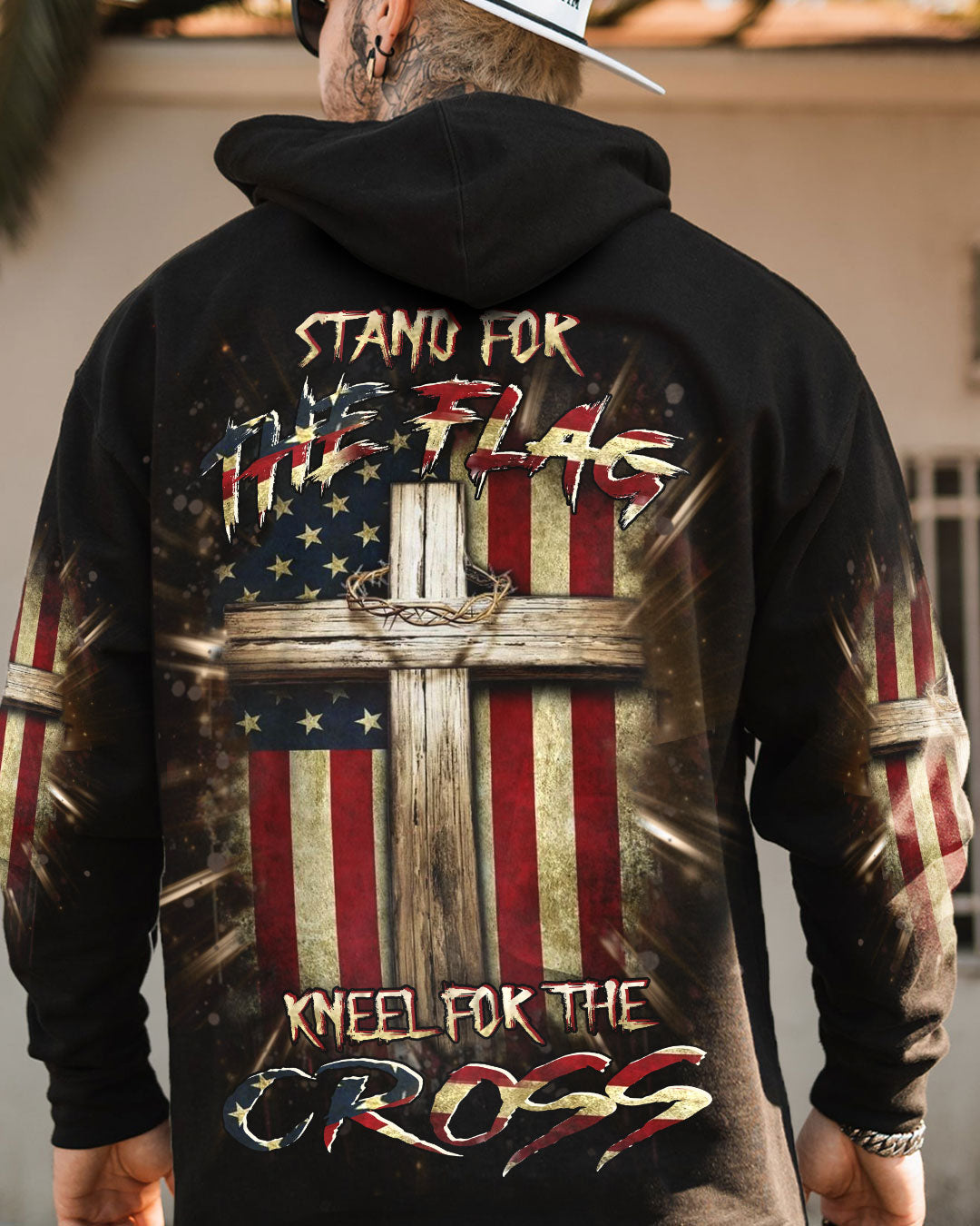 Stand For The Flag Kneel For The Cross Men's All Over Print Shirt - Yhhn2512244