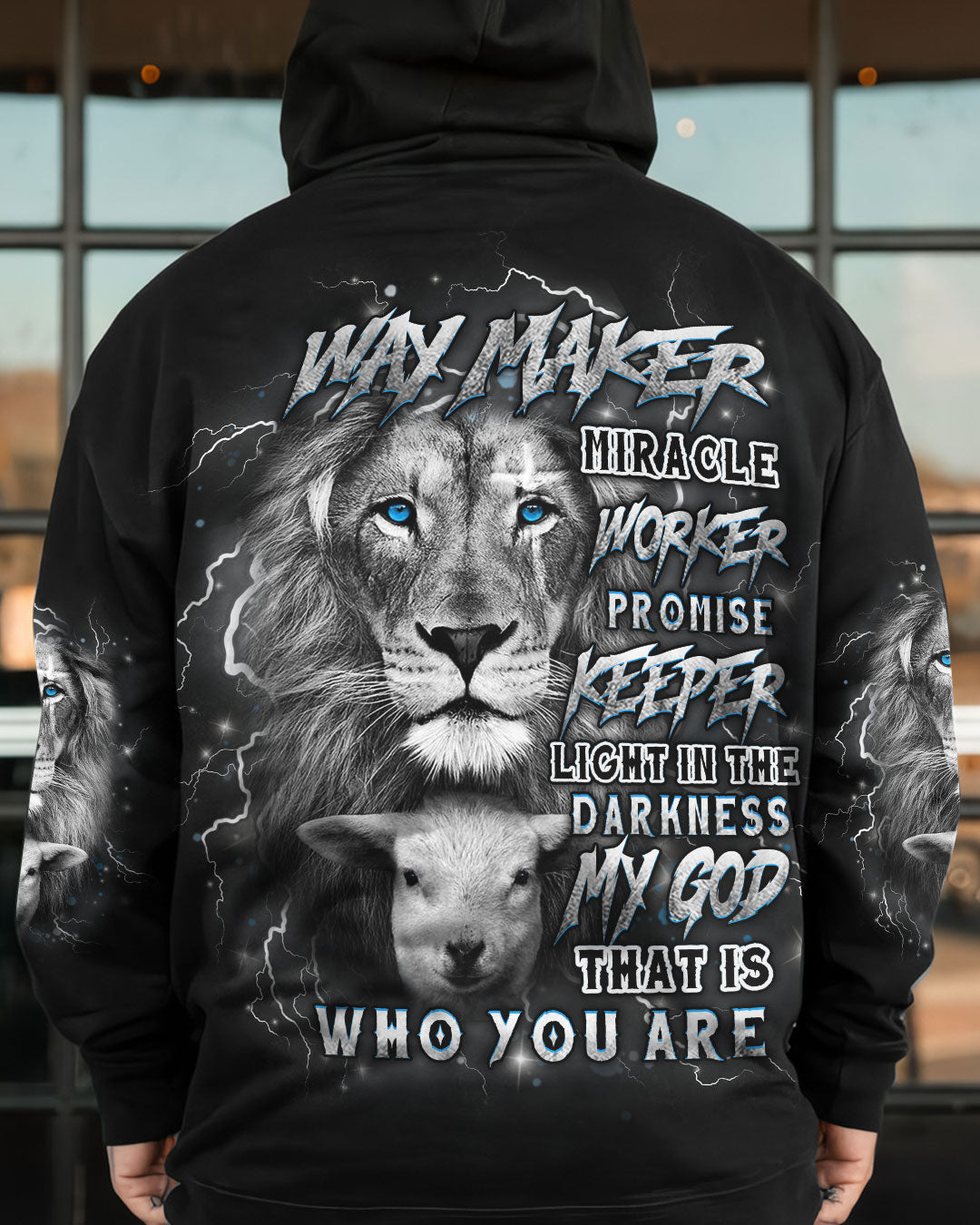 Way Maker Miracle Worker Cross Lion Men's All Over Print Shirt - Yhhn1309242