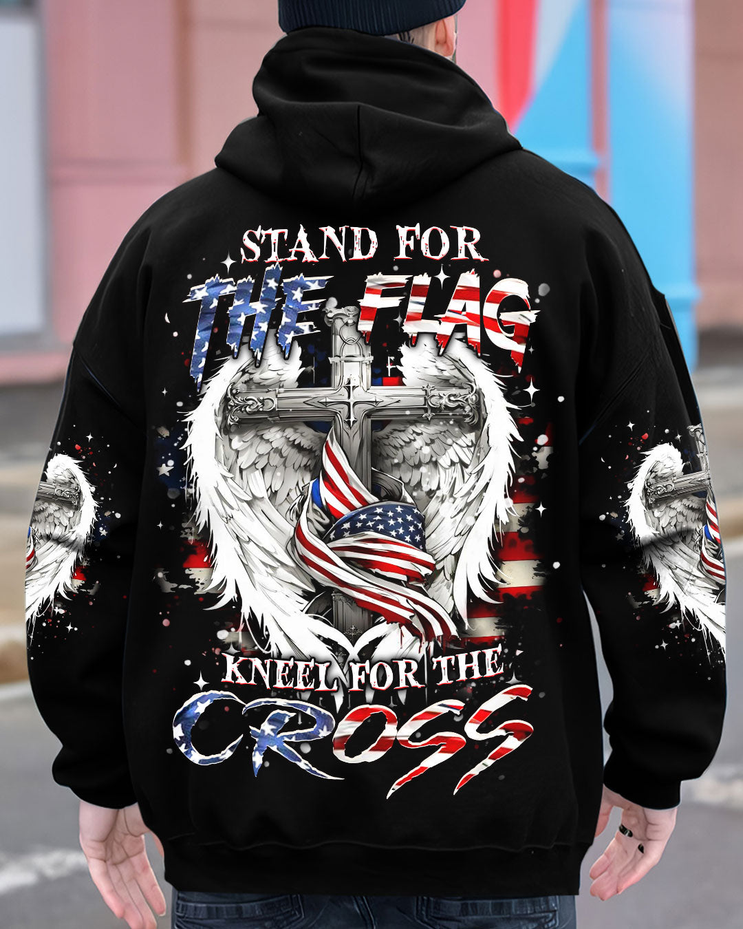 Stand For The Flag Kneel For The Cross Men's All Over Print Shirt - Yhhn0303254