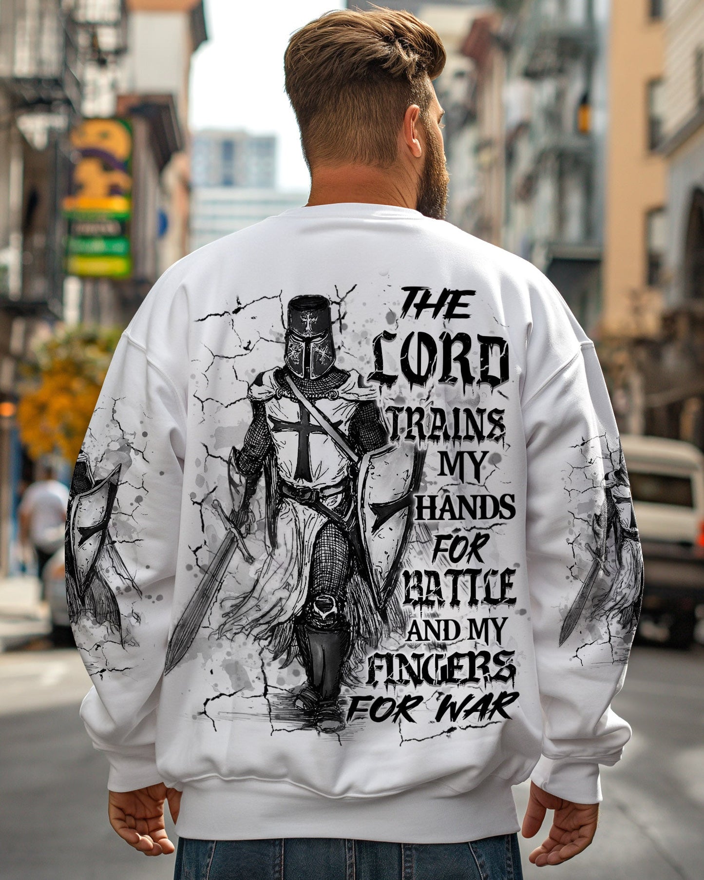 The Lord Trains My Hands Men's All Over Print Shirt - Yhhn1702353