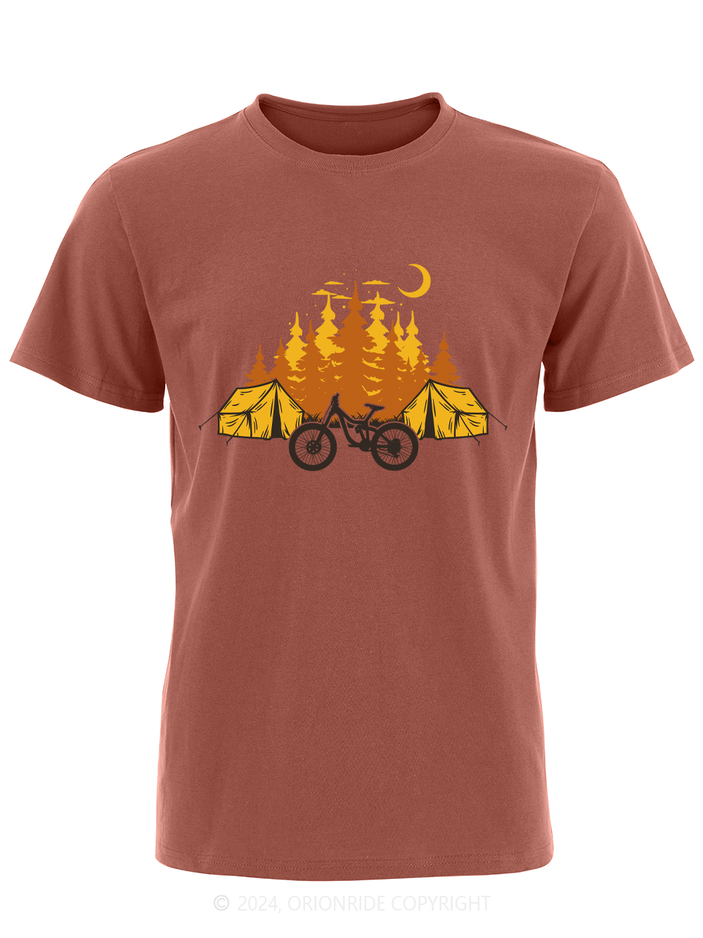 Orionride Short Sleeves Camping Bike T-Shirt