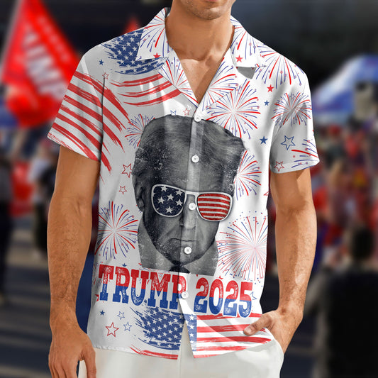 Trump 2025 Independence Day American Hawaii Shirt LM32 65255