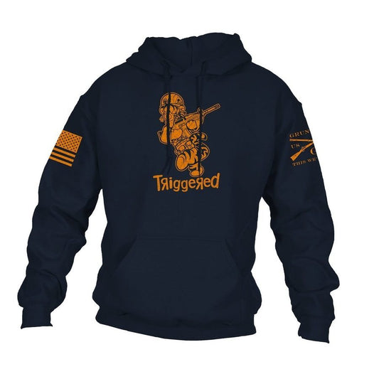 Triggered Hoodie - Navy