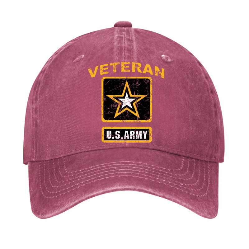 US Army Veteran Cap (Free Customization)