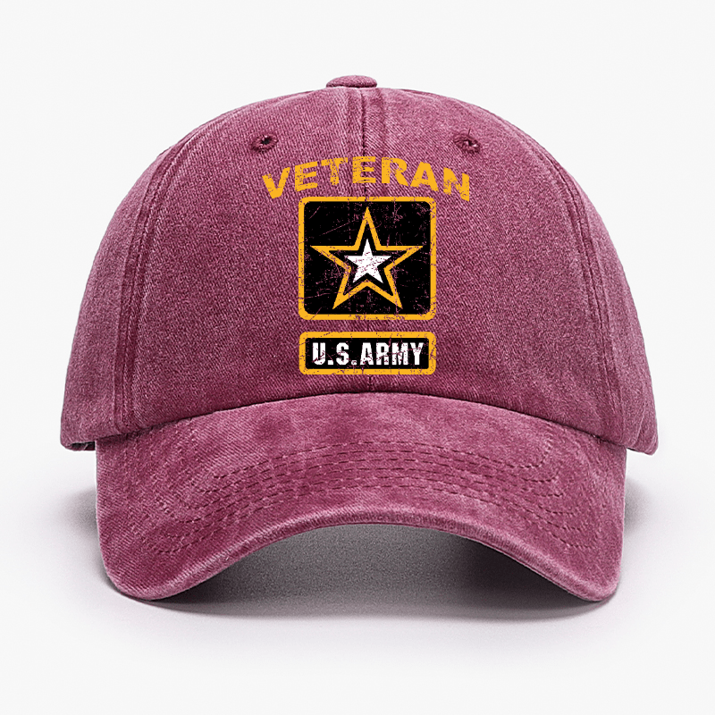 US Army Veteran Cap (Free Customization)