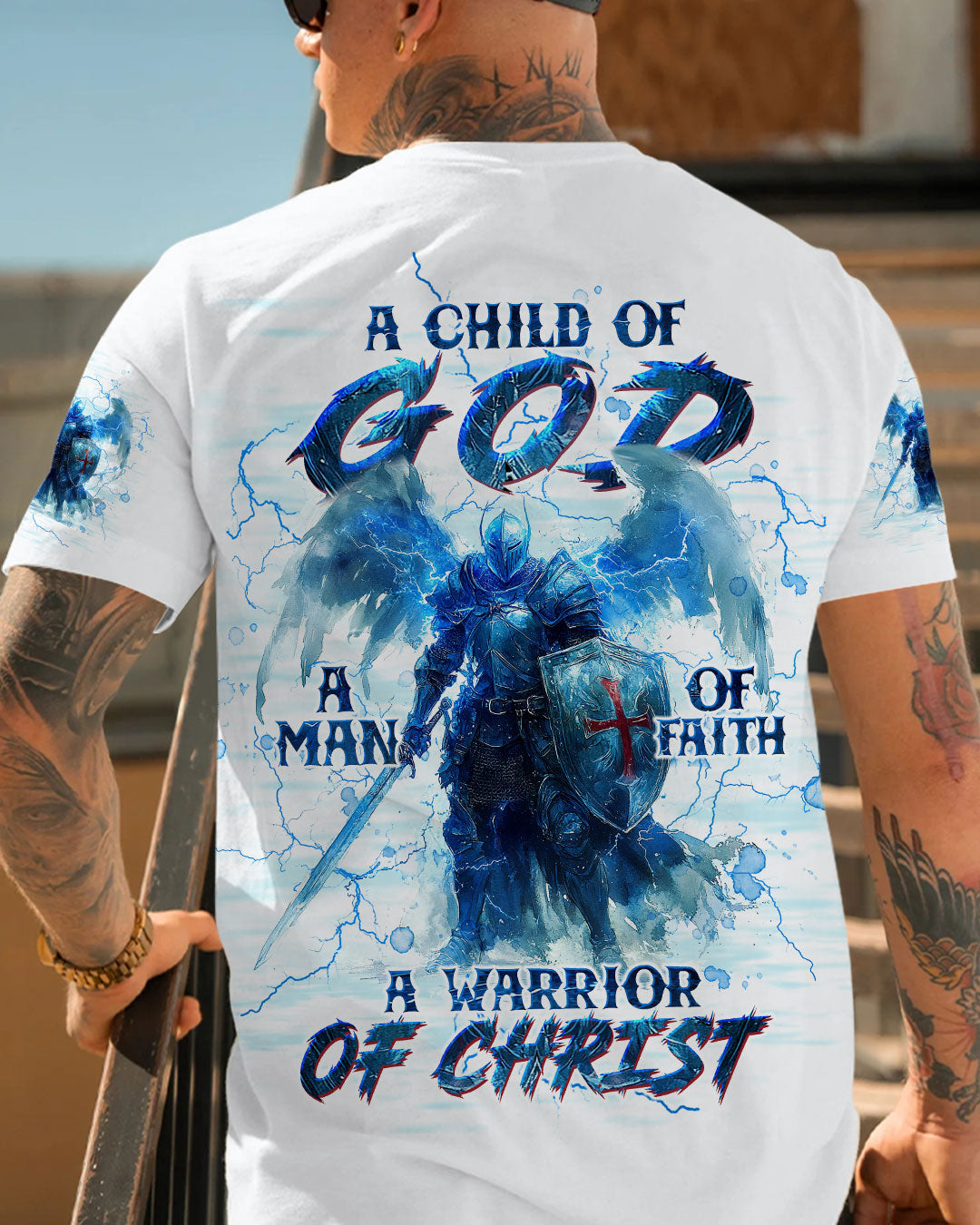 A Warrior Of Christ Men's All Over Print Shirt - Tltw0608244