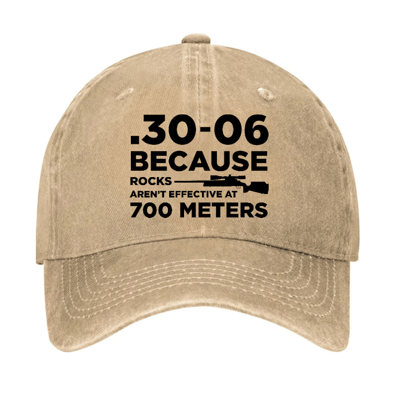 Maturelion Custom Cap 30-06 Because Rocks Aren't Effective At 700 Meters Cap