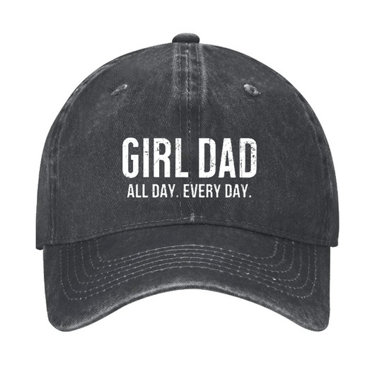 Girl Dad All Day Every Day Cap (Free Customization)