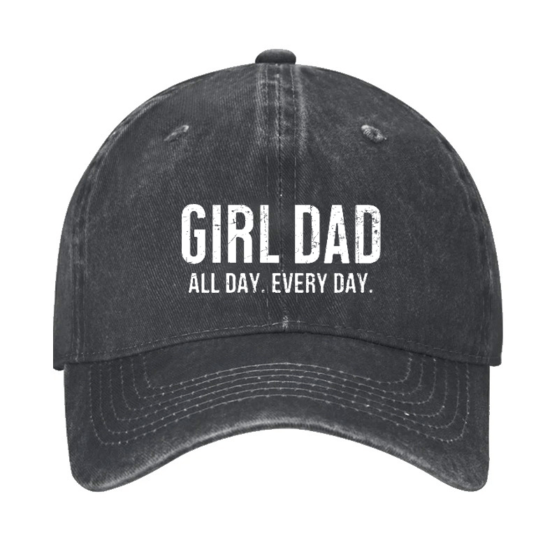 Girl Dad All Day Every Day Cap (Free Customization)