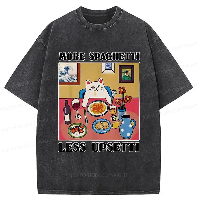 Tokyo-Tiger More Spaghetti Less Upsetti Washed T-Shirt