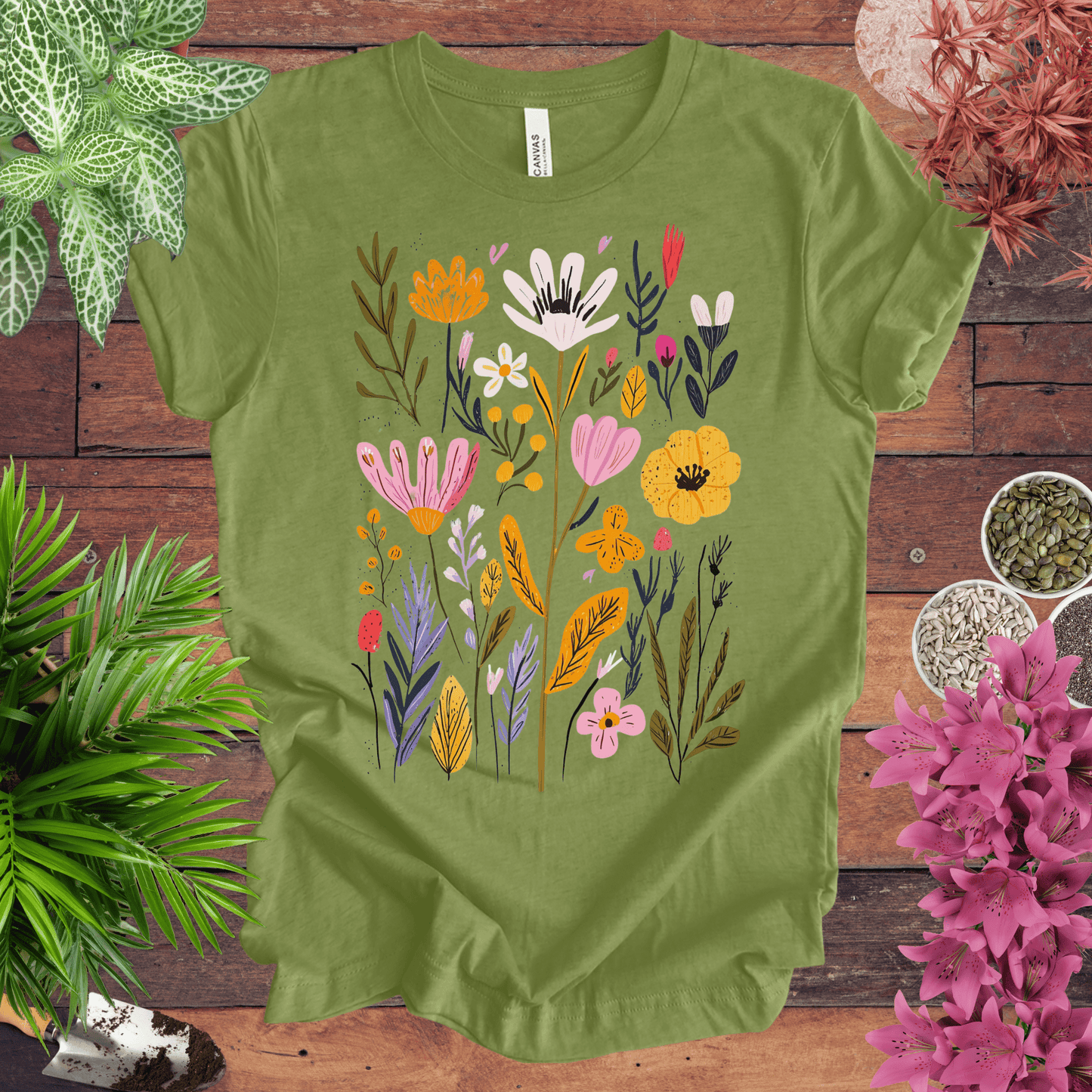 Whimsical Floral Bouquet T-Shirt