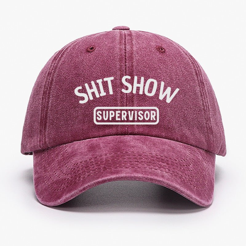 Shit Show Supervisor Funny Cap (Free Customization)