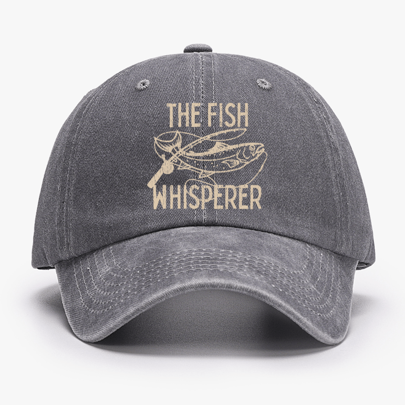 The Fish Whisperer Funny Fishing Cap (Free Customization)